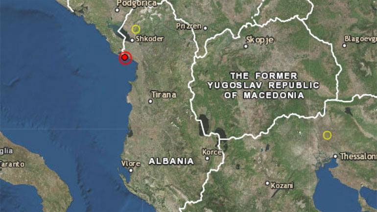 Σεισμική δόνηση 4,6R στο Μαυροβούνιο