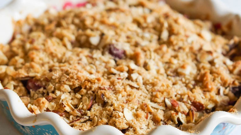 Τραγανό apple crumble
