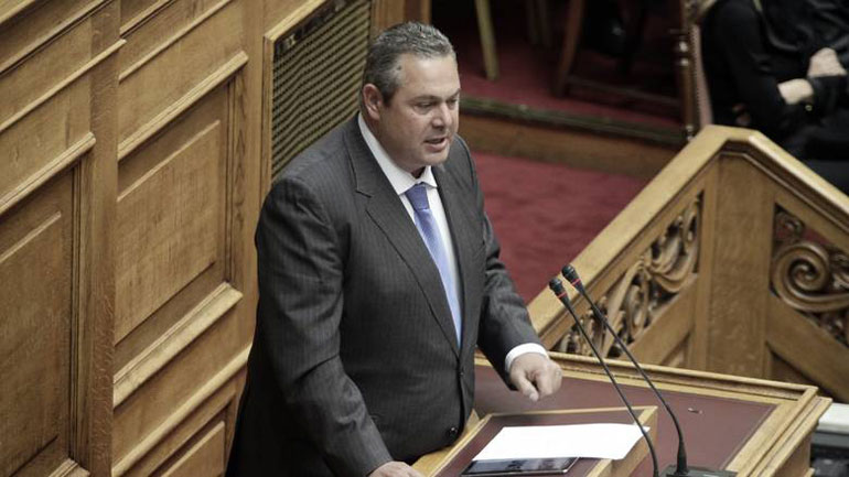 Διορία μέχρι το μεσημέρι της Πέμπτης έδωσε ο Καμμένος στον Μητσοτάκη Διορία μέχρι το μεσημέρι της Πέμπτης έδωσε ο Καμμένος στον Μητσοτάκη