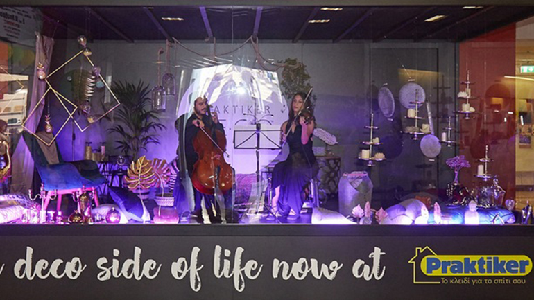 Το Praktiker Deco στο Σύνταγμα ταξίδεψε χιλιάδες επιβάτες στον κόσμο της διακόσμησης