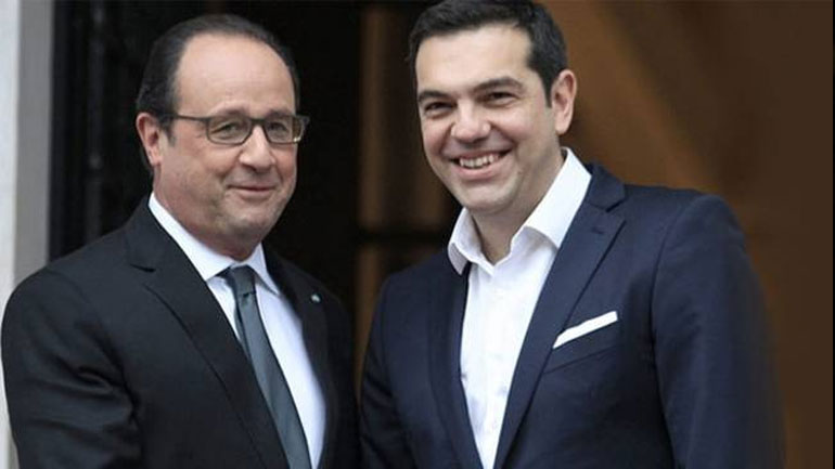 Τσίπρας σε Ολάντ: «Ήσασταν ένας πραγματικός φίλος της Ελλάδας στα δύσκολα»