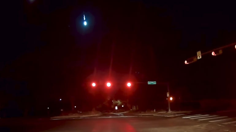 ΗΠΑ: Εντυπωσιακή πτώση μετεωρίτη στο Τέξας