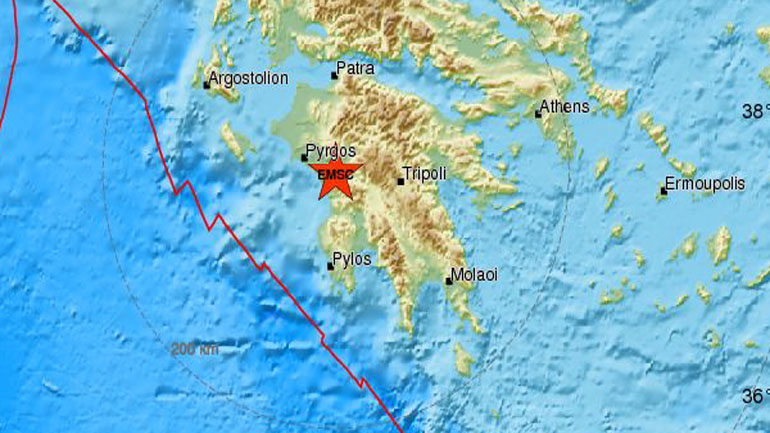 Σεισμός 4,3 Ρίχτερ στην Αρχαία Ολυμπία