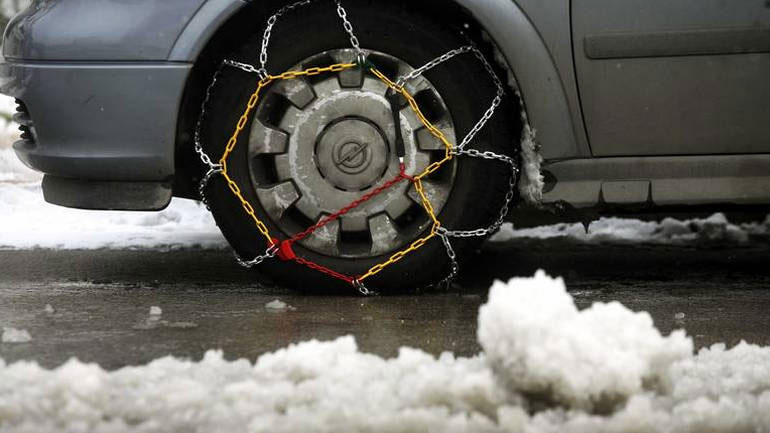 Απαραίτητες οι αντιολισθητικές αλυσίδες στη Δυτική Μακεδονία και στην Ημαθία