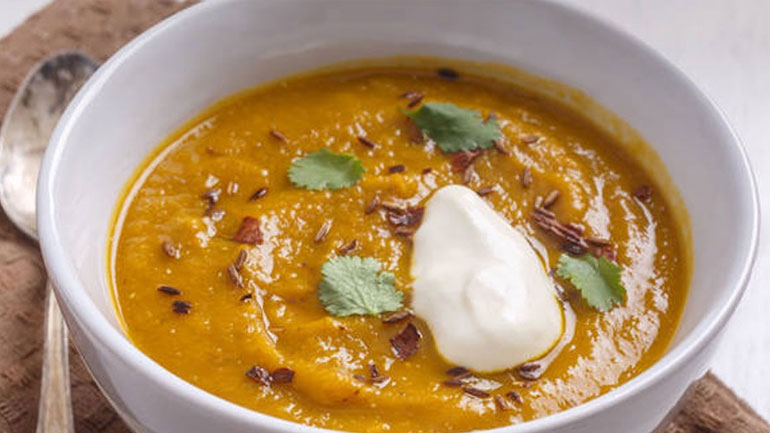 Φακές σούπα με καρότα