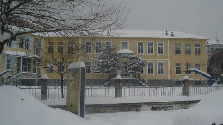 Κλειστά τα σχολεία στη Φλώρινα λόγω χιονιά