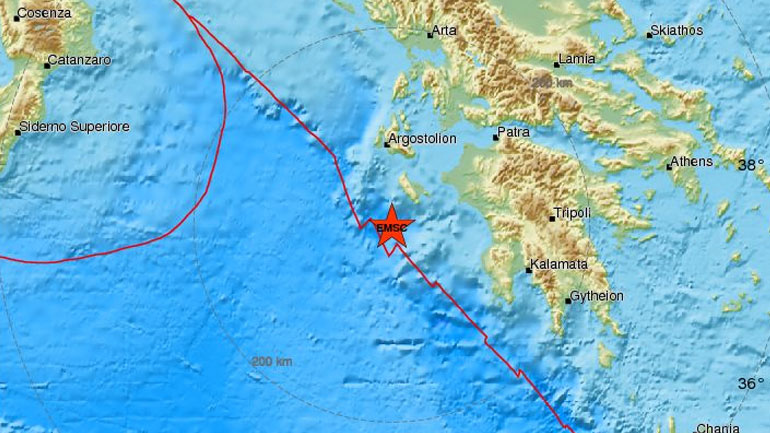 Σεισμός 4,1R στη Ζάκυνθο
