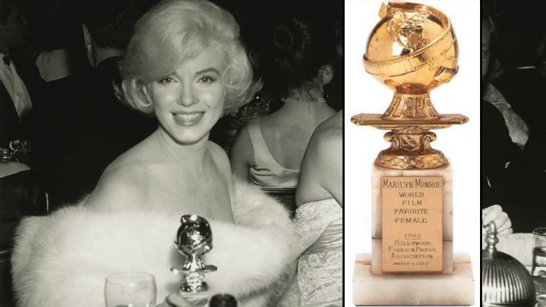 Έναντι 250.000 δολαρίων πωλήθηκε η Χρυσή Σφαίρα της Μέριλιν Μονρό Έναντι 250.000 δολαρίων πωλήθηκε η Χρυσή Σφαίρα της Μέριλιν Μονρό