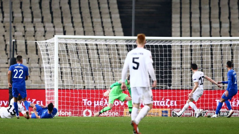 Πικρό το αντίο της Εθνικής στο Nations League – Έχασε στο ΟΑΚΑ 1-0 από την Εσθονία