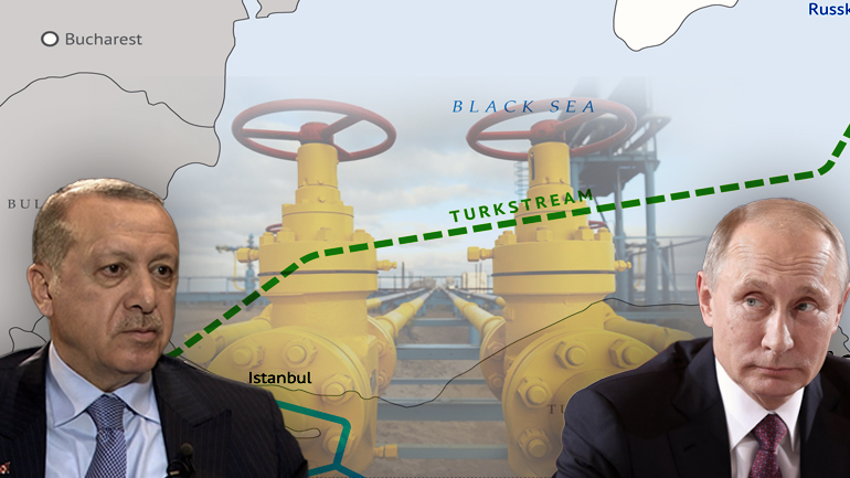 Σόου Πούτιν – Ερντογάν στα εγκαίνια του «TurkStream»
