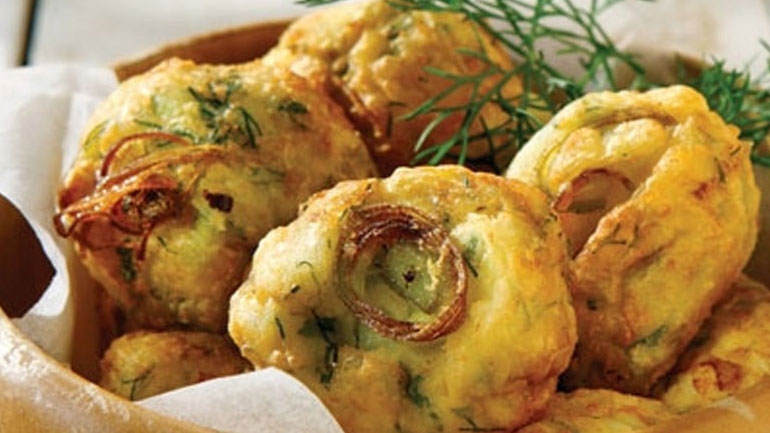 Πρασοκεφτέδες με φέτα