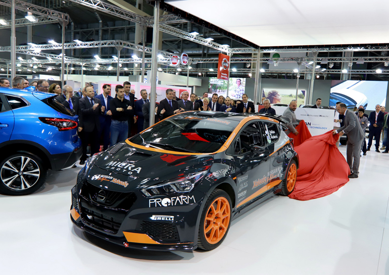 Το πρωτότυπο αγωνιστικό Nissan Micra Proto παρουσιάστηκε πριν από λίγες ημέρες στην έκθεση αυτοκινήτου...