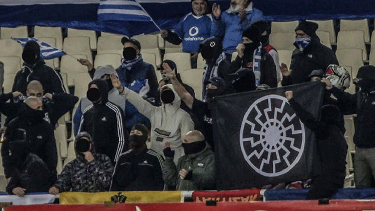 Εισαγγελική έρευνα για τον «μαύρο ήλιο» που αναρτήθηκε στο ΟΑΚΑ