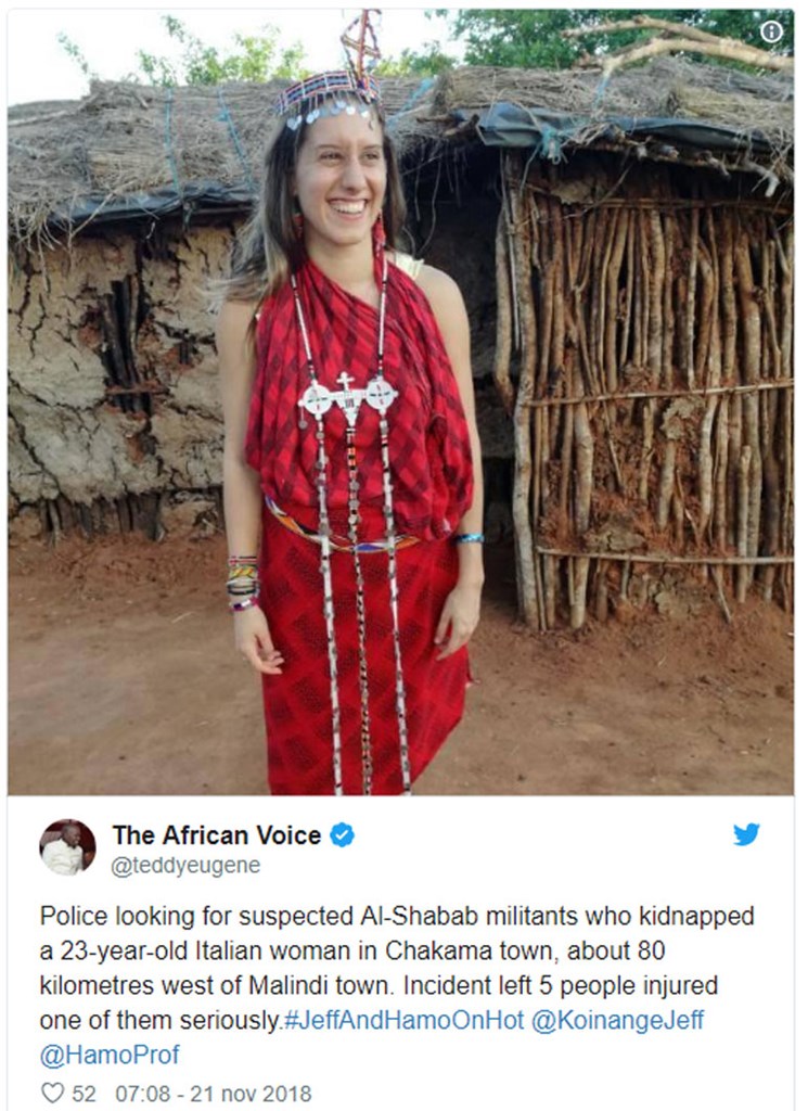 Η 23χρονη Ιταλίδα εθελόντρια 