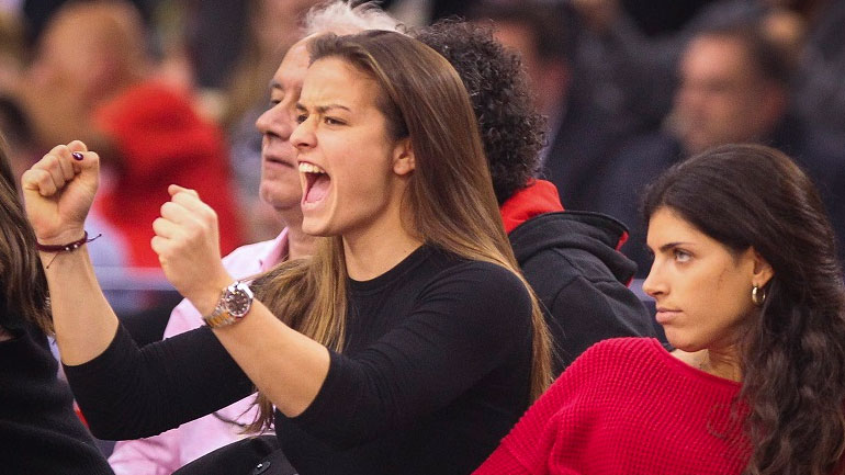 Στο ΣΕΦ η Σάκκαρη – Πανηγύρισε έξαλλα τη νίκη του Ολυμπιακού επί της Ρεάλ