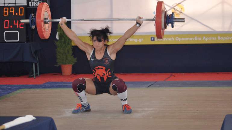 Άρση Βαρών: Πανελλήνιο ρεκόρ στο αρασέ σημείωσε η Μπεντέλη
