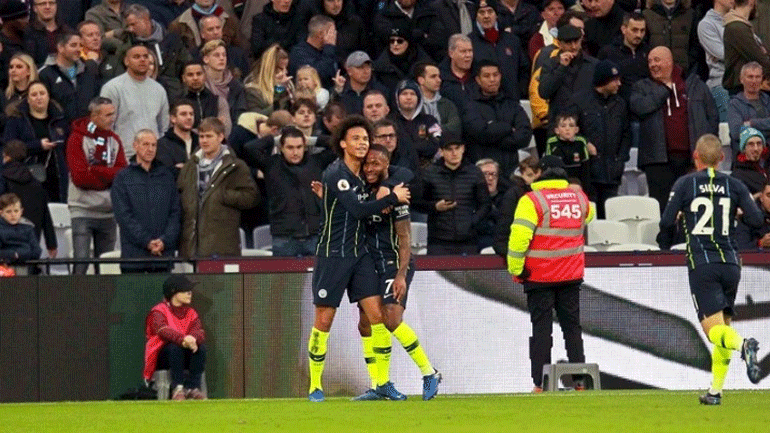 Προελαύνει η Σίτι, 4-0 τη Γουέστ Χαμ