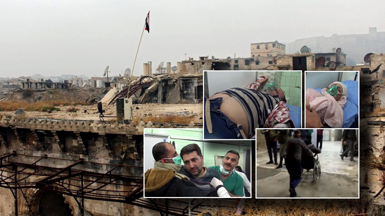 Μαζική χρήση χημικών στο Χαλέπι