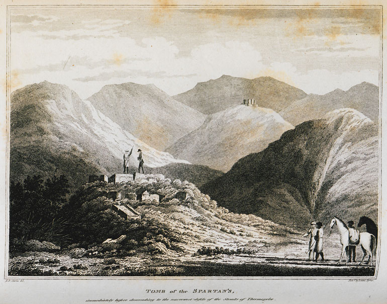 Αρχαία ταφικά μνημεία στις Θερμοπύλες το 1816