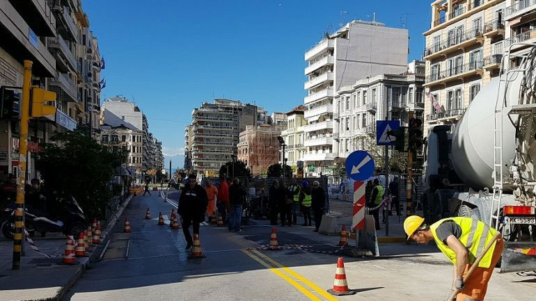 Δείτε ποιοι δρόμοι θα είναι σήμερα κλειστοί στο κέντρο της Θεσσαλονίκης λόγω εργασιών για το Μετρό