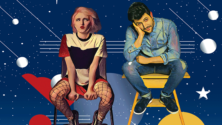 Η Μάρω Μαρκέλλου και ο Νίκος Μερτζάνος στη Σφίγγα