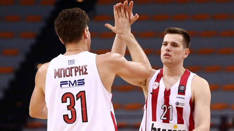 Μπάσκετ: «Ξύπνησε» στο δεύτερο ημίχρονο ο Ολυμπιακός, 98-72 τον Πανιώνιο