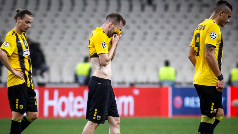 Η ΑΕΚ ηττήθηκε με 2-0 από τον Άγιαξ και αποκλείστηκε από την Ευρώπη