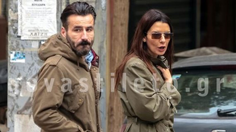 Νικολέττα Ράλλη – Γιώργος Μαυρίδης: Πρωινή βόλτα στο κέντρο της Θεσσαλονίκης