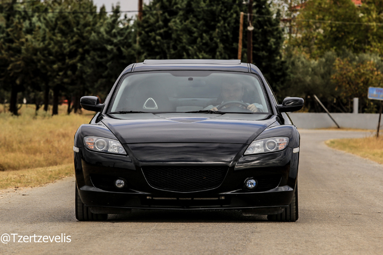 Το πρωτότυπο ηλεκτρικό Mazda RX-8 που διασκεύασαν στην Θεσσαλονίκη