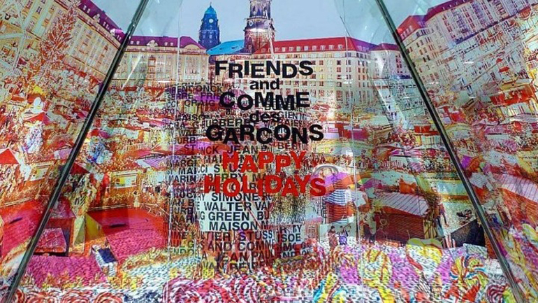 Ο Comme des Garcons συνεργάζεται με Burberry, Gucci για μια εορταστική συλλογή