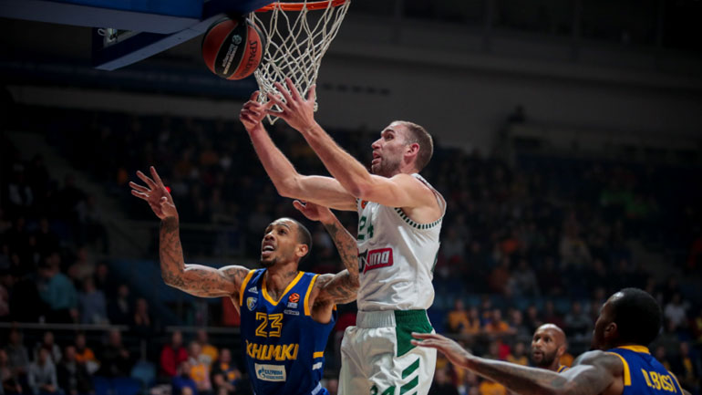 Δεν τα κατάφερε ούτε στη Μόσχα ο Παναθηναϊκός – Νέα εκτός έδρας ήττα με 76-68 από τη Χίμκι