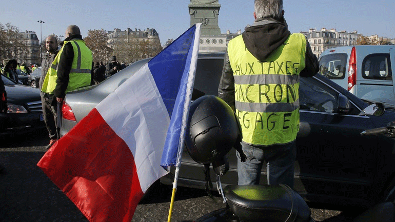 Γαλλία: Σε 60 συλλήψεις διαδηλωτών των «κίτρινων γιλέκων» προχώρησε η αστυνομία