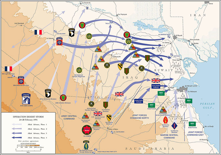 Πόλεμος του Κόλπου: 2 Αυγούστου 1990 - 28 Φεβρουαρίου 1991