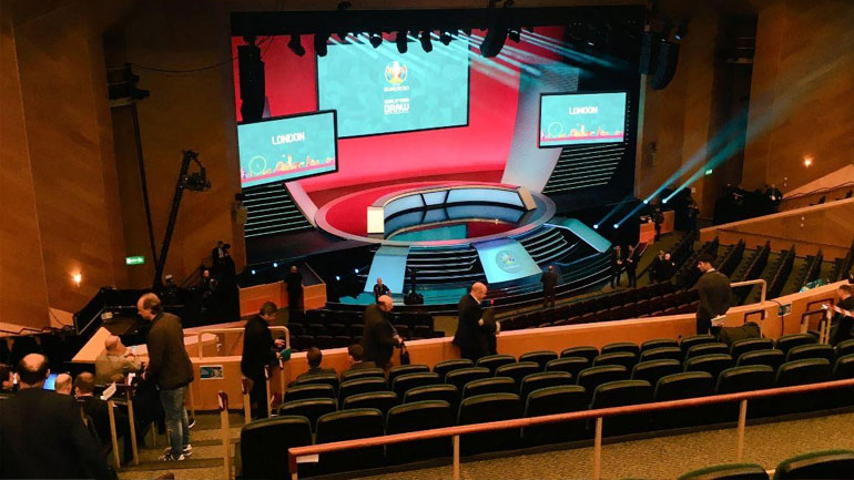 O χώρος που διεξήχθη η κλήρωση