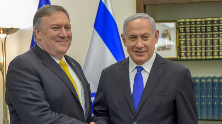 Συναντήθηκαν στις Βρυξέλλες Νετανιάχου και Πομπέο