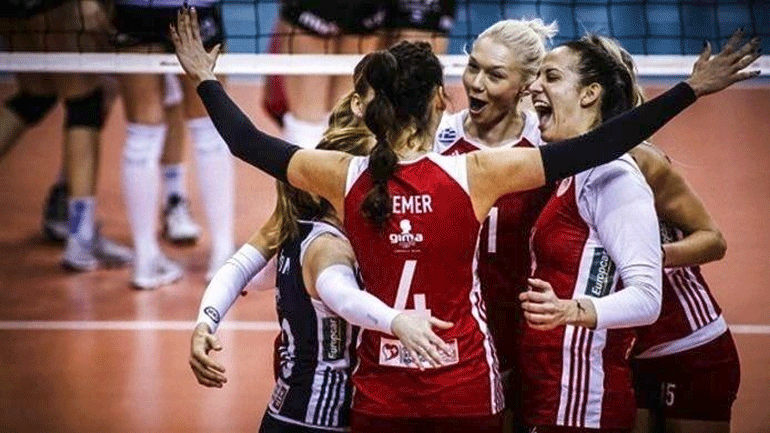 Βόλεϊ: Άνετη νίκη και κορυφή για τον Ολυμπιακό