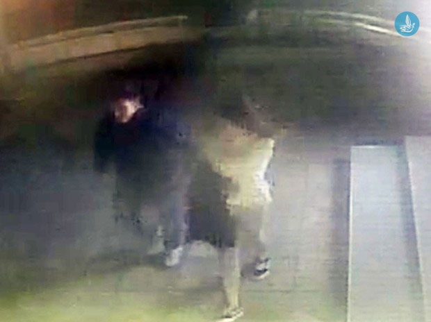 H άτυχη φοιτήτρια με τον 19χρονο κατηγορούμενο, τη στιγμή που συναντήθηκαν έξω απο το σπίτι της το μοιραίο βράδυ της 27ης Nοεμβρίου