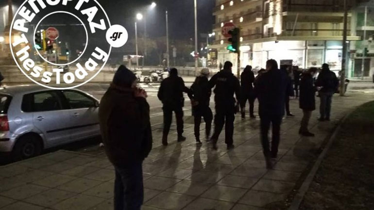 Θεσσαλονίκη: Προσαγωγές ατόμων μετά τα επεισόδια