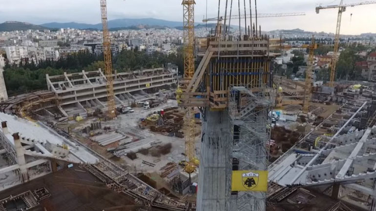 ΑΕΚ: Εντυπωσιακά πλάνα της «Αγια-Σοφιάς» από drone