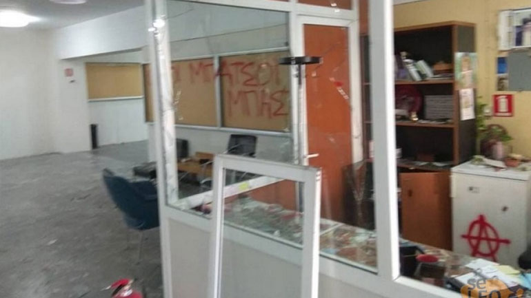 Θεσσαλονίκη: Εικόνες καταστροφής στη Θεολογική Σχολή