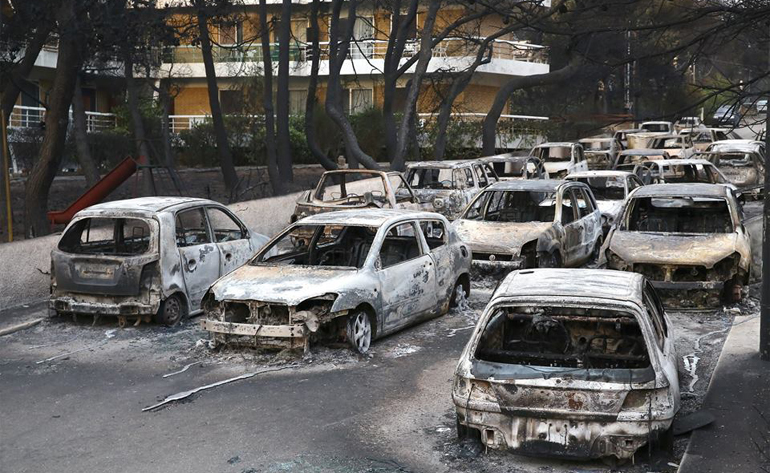 Δικαίωμα στην κλήρωση έχουν όσοι έχασαν το αυτοκίνητό τους στις καταστροφικές πυργαγιές στο Μάτι το περασμένο καλοκαίρι