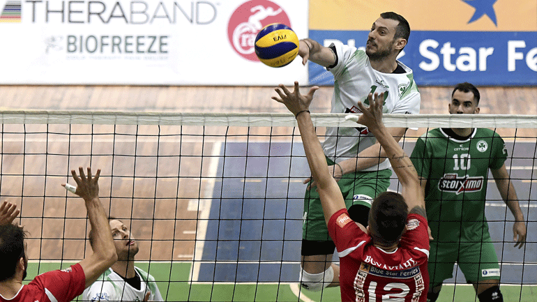 Volley League: Κέρδισε το ντέρμπι ο Παναθηναϊκός, 3-2 τον Φοίνικα