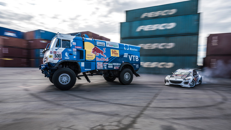 Drift battle με τον Mad Mike & τον Eduard Nikolaev!