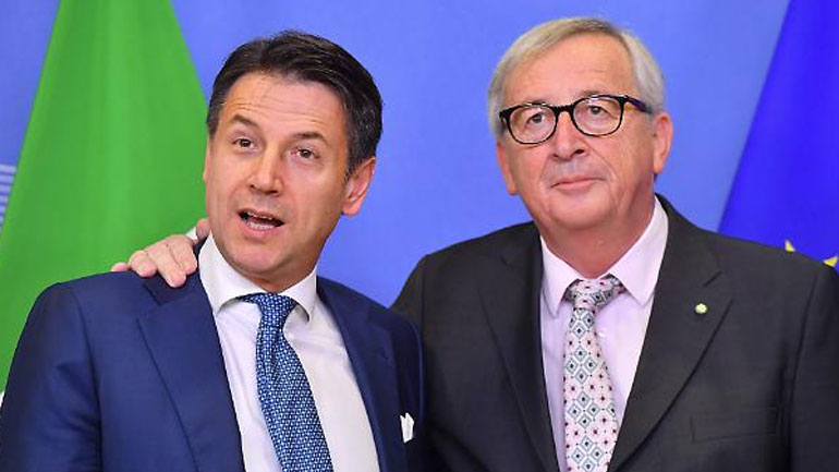 Συνάντηση Κόντε – Γιούνκερ την Τετάρτη στις Βρυξέλλες