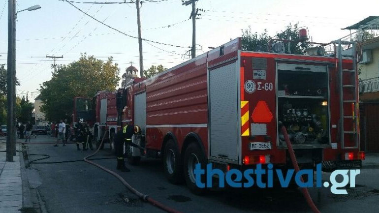 Πυρκαγιά σε κατοικία στα Κουφάλια Θεσσαλονίκης