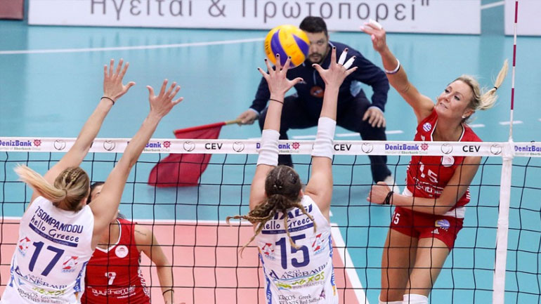 Βόλεϊ: Άνετη νίκη για τον Ολυμπιακό, 3-0 σετ το Μαρκόπουλο