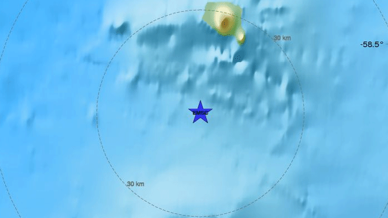 Σεισμός 7,2R στα Sandwich Islands