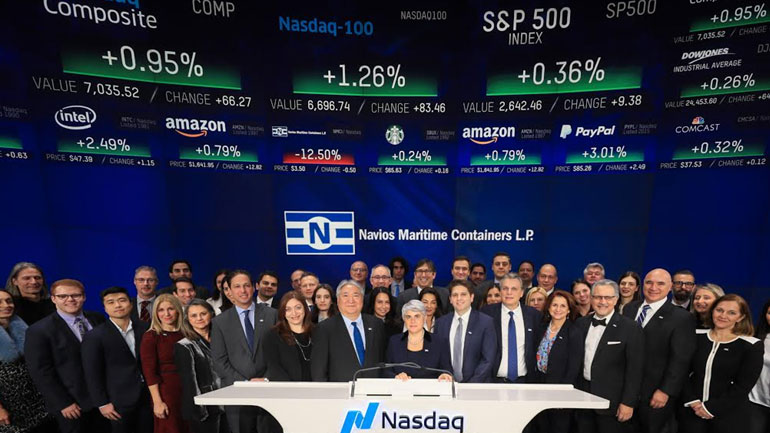 Η Αγγελική Φράγκου χτύπησε το καμπανάκι λήξης της συνεδρίασης του Nasdaq