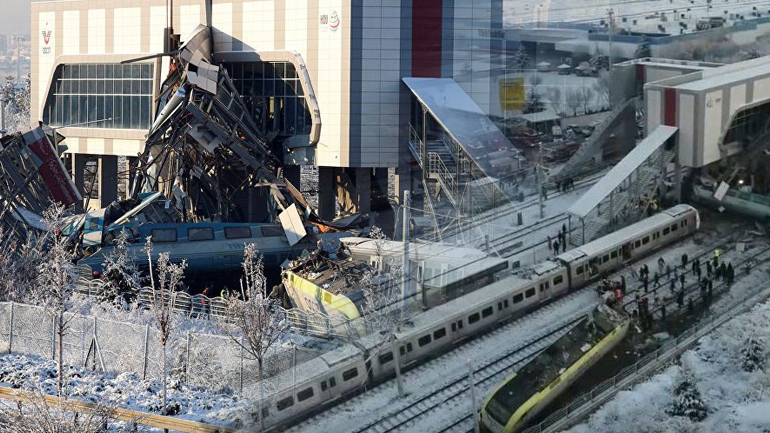 Σιδηροδρομική τραγωδία στην Άγκυρα Σιδηροδρομική τραγωδία στην Άγκυρα