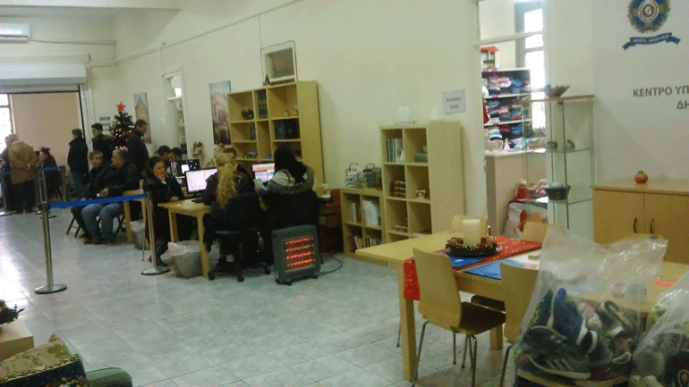 Ανοιχτός  θερμαινόμενος χώρος του δήμου Αθηναίων για την προστασία των αστέγων από το ψύχος